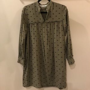 Zara Long-sleeve Shift Dress (with pockets!)
